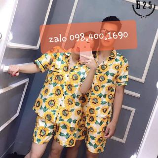 Sỉ 34b bộ đồ hoa quả đi biển. Hình hoa hướng dương. Loại 1