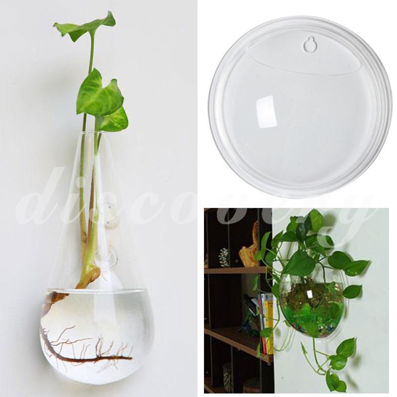 Creative Hanging Wall-mounted Flower Pot Glass Vase