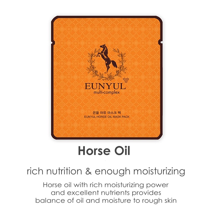 Mặt nạ chăm sóc da mặt dầu ngựa Gói / tấm
