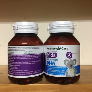 Viên uống Bổ sung DHA của ÚC cho bé Healthy Care Kids DHA 60 viên