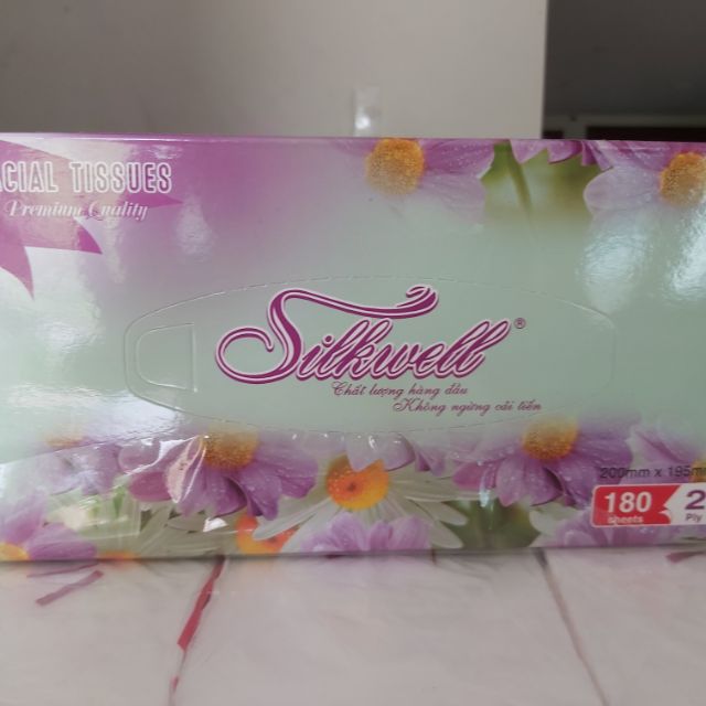 [Mã 267FMCGSALE giảm 8% đơn 500K] Giấy hộp silkwel 180 tờ