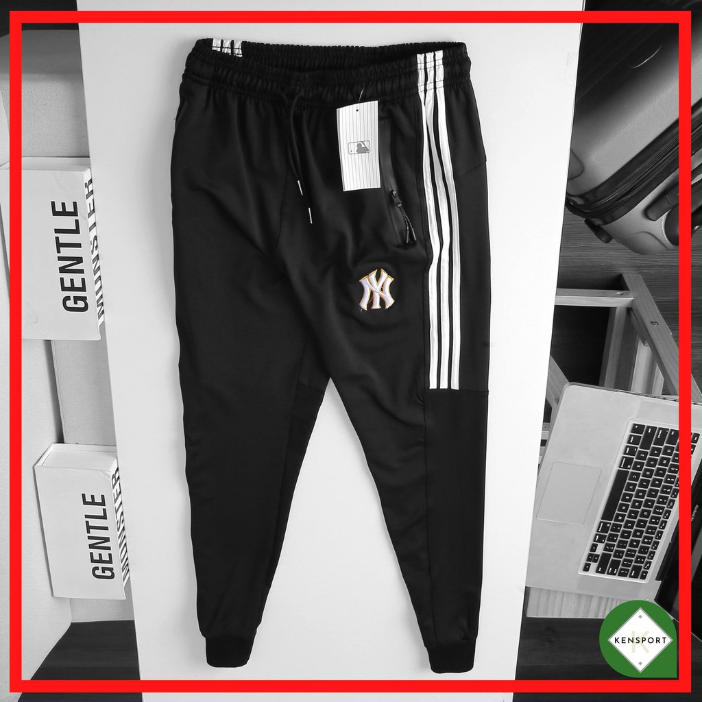 Quần jogger thể thao nam, quần dài ba sọc ống bo thời trang, chất thun poly mềm mịn thoáng mát, co dãn thoải mái - JOG04 | BigBuy360 - bigbuy360.vn