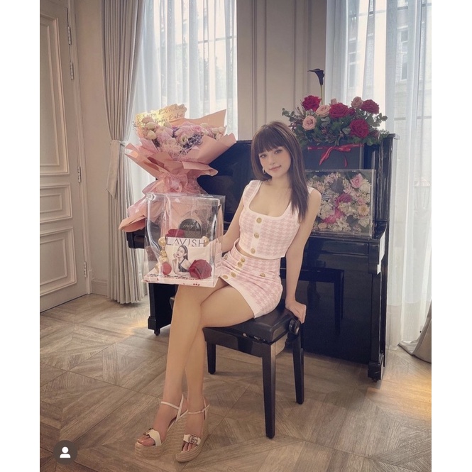 Set váy Balmainn cao cấp nữ