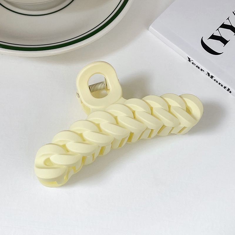 Kẹp Tóc Hình Cá Mập Phối Dây Xích Dễ Phối Đồ Thời Trang Phong Cách Hàn Quốc