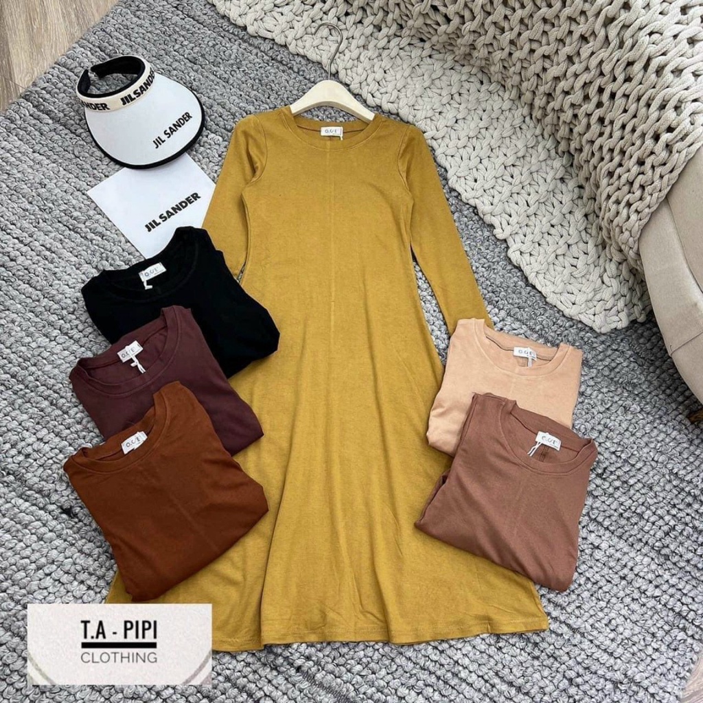 Đầm bầu dáng dài tay thời trang thiết kế công sở xinh xắn M595 Mom and Baby