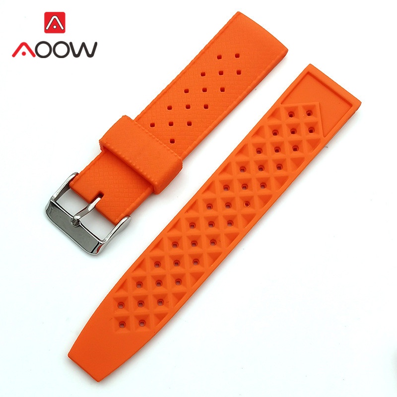 Dây Đeo Đồng Hồ Thể Thao Bằng Silicon Mềm 20mm 22mm Chống Thấm Nước Dành Cho Seiko SRP777J1