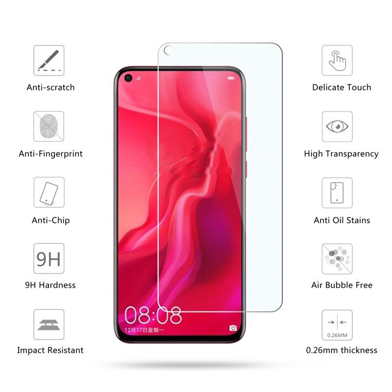 Kính Cường Lực 9H Bảo Vệ Màn Hình Cho VIVO Y11 Y12 Y15 Y17 Y19 Y91 Y97 Y67 Y66 Y75 Y83 Y81 Y79 Y71