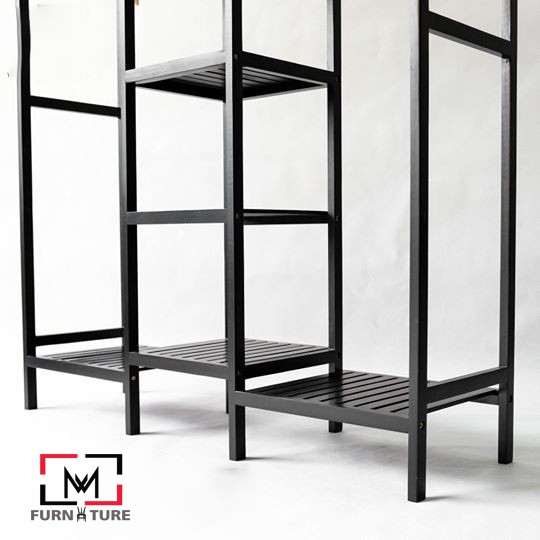 TỦ TREO LẮP RÁP HÀN QUỐC TIỆN LỢI - TRIPLE CLOSET - BLACK