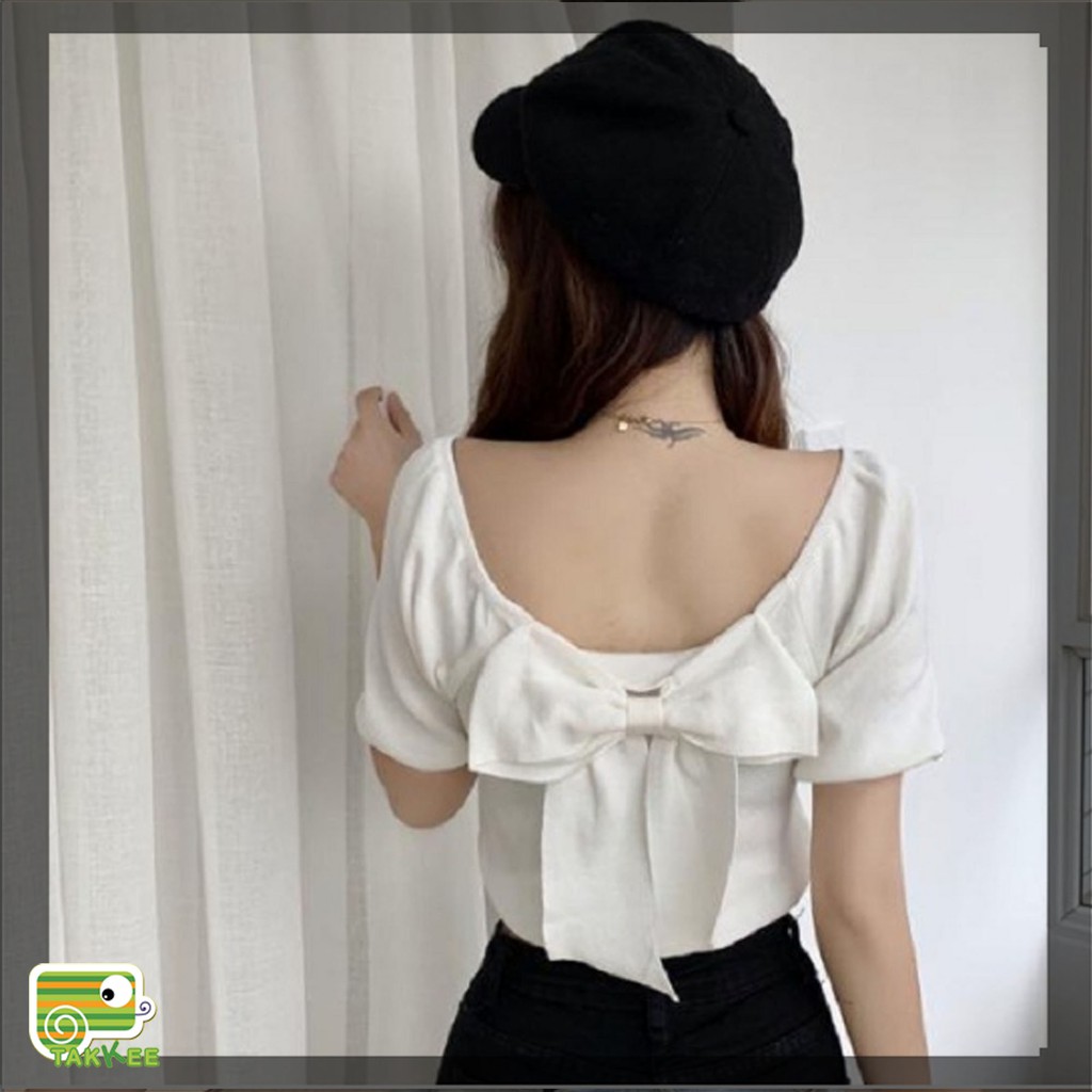 Áo len cổ nơ to bản Hot Trend Mặc 2 kiểu đều đẹp