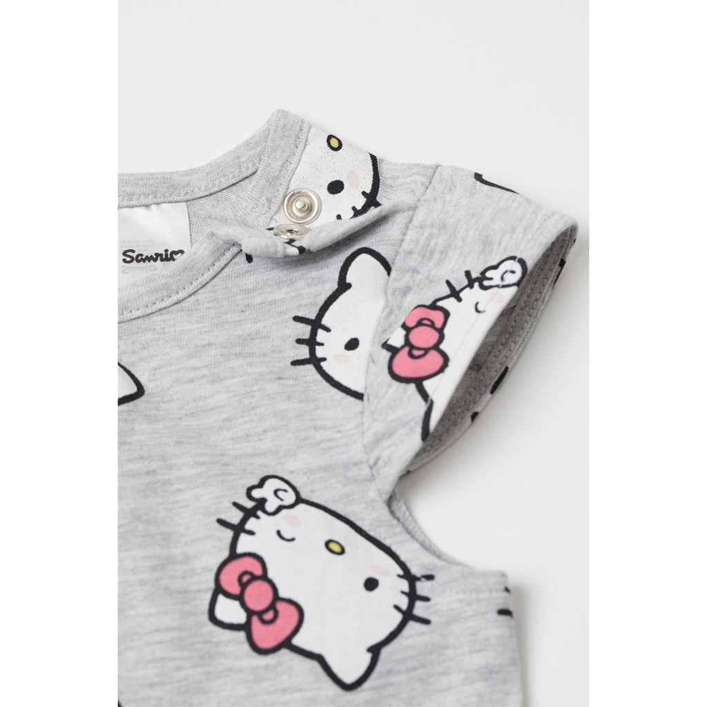 Set quần áo Hello kitty HM H&M size 6-9m_hàng chính hãng Anh