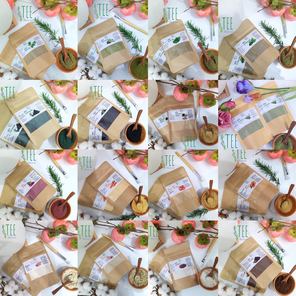 Bột Đắp mặt Handmade 🌺 FREE SHIP 😎 TẶNG CỌ/QUE/CHÉN🌿🥑 Bột Nguyên Chất Giảm thâm mụn Tẩy tế bào chết Dưỡng da trắng hồng | BigBuy360 - bigbuy360.vn