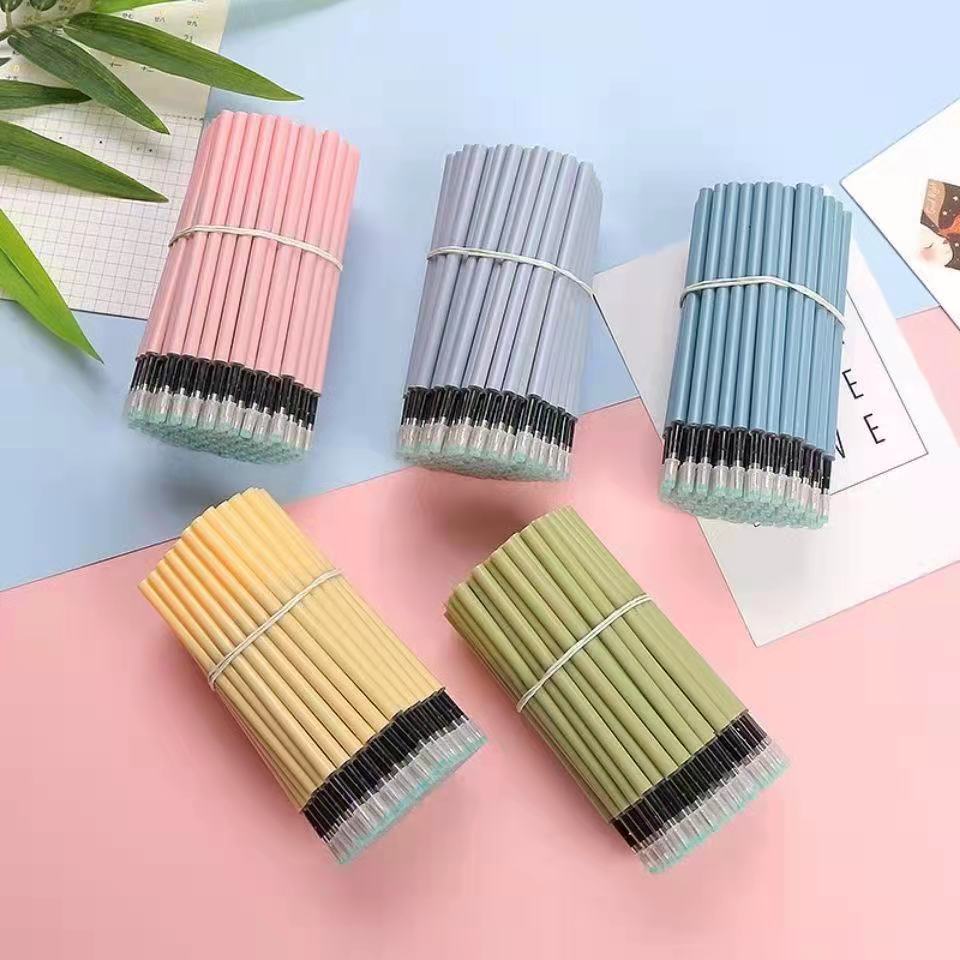 Ngòi Thay Pastel Ruột bút gel ghi chú học sinh mực đen 0.5mm - Văn phòng phẩm hakuart