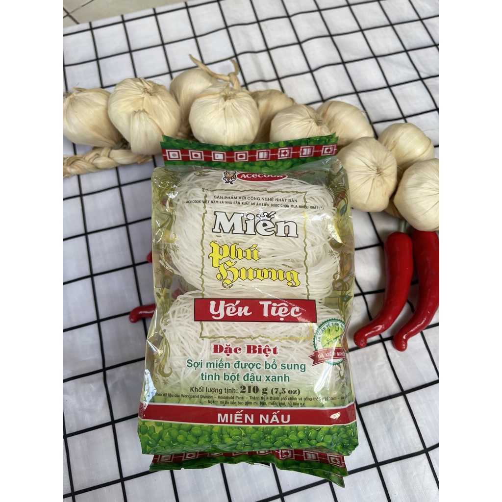 BÚN TÀU ( MIẾN ) ĐẬU XANH YẾN TIỆC - PHÚ HƯƠNG 210GRAM