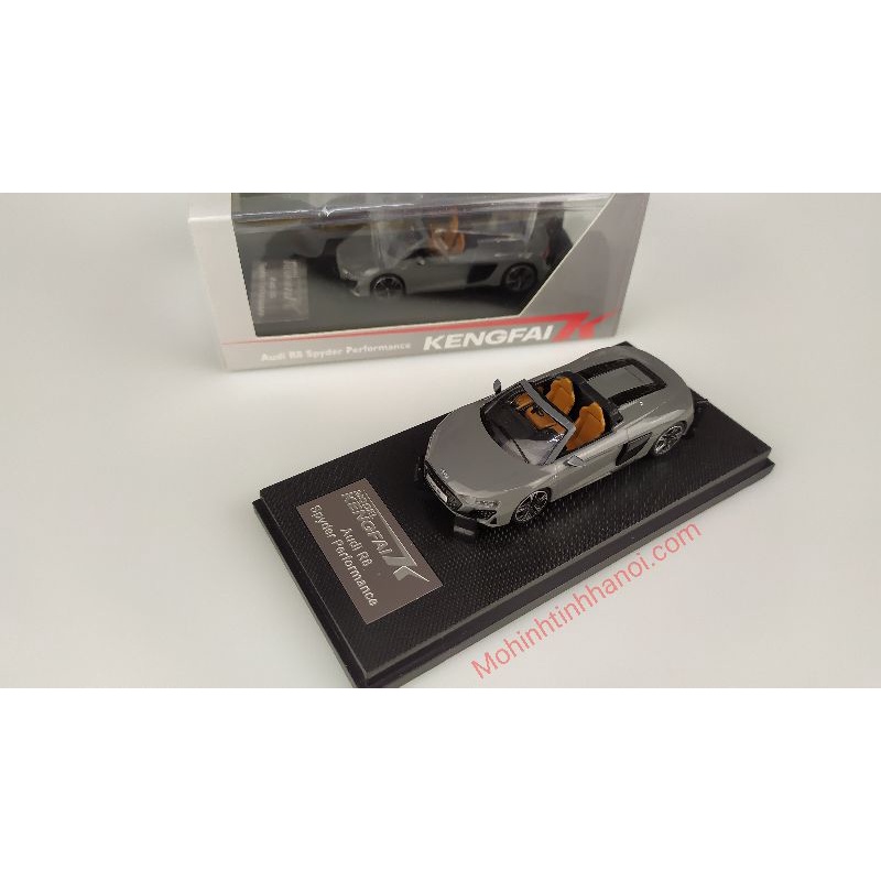 Mô hình ô tô Audi R8 spider performance 1/64 Kengfai