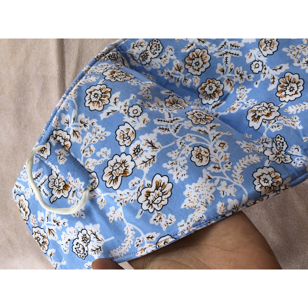 Khẩu Trang Vải Bầu Tôn Cao Cấp 3 lớp 2 mặt - Thoáng khí che cổ, che tai, kháng bụi, UV | BigBuy360 - bigbuy360.vn