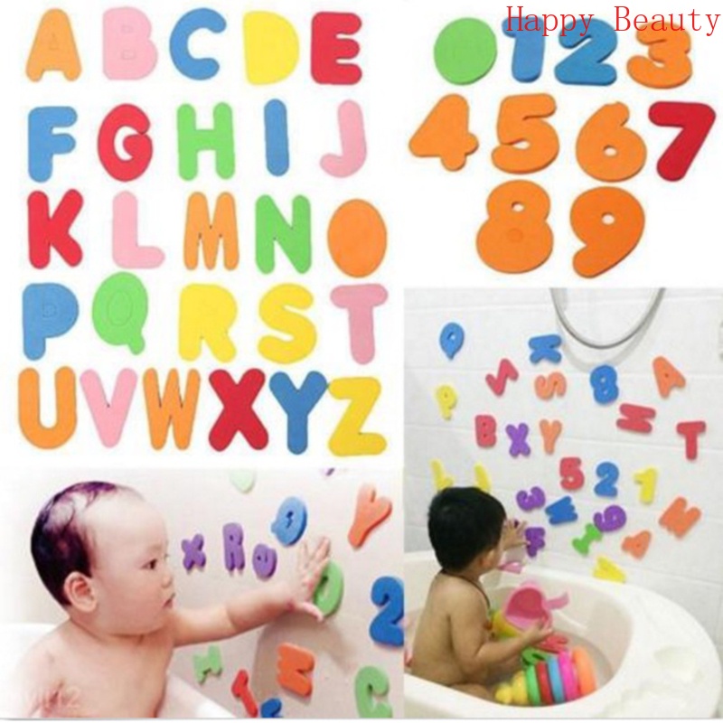Đồ Chơi Bồn Tắm Hình Chữ Cái / Số ABC 123 Bằng Xốp Dễ Thương Cho Bé