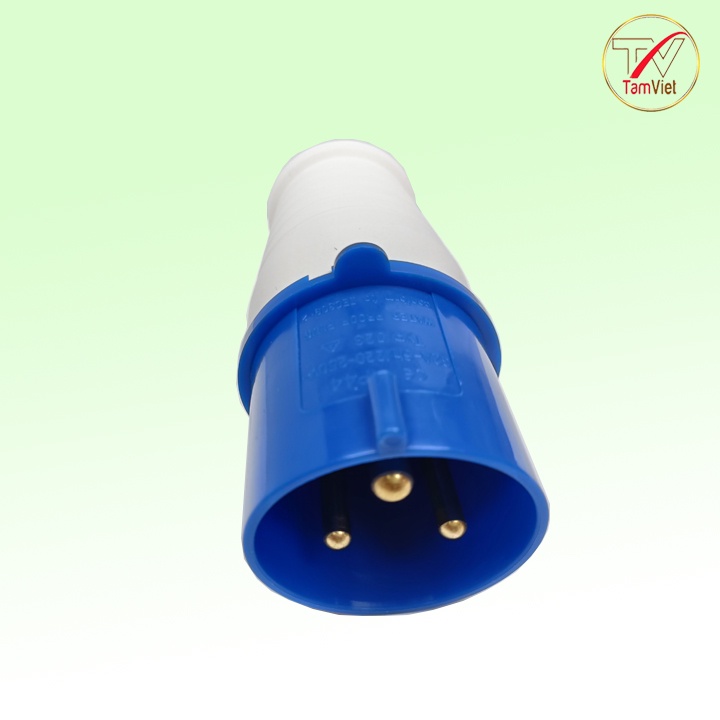 Phích cắm công nghiệp Tâm Việt, Phích cắm điện 16A 1 pha 3 chấu 220V