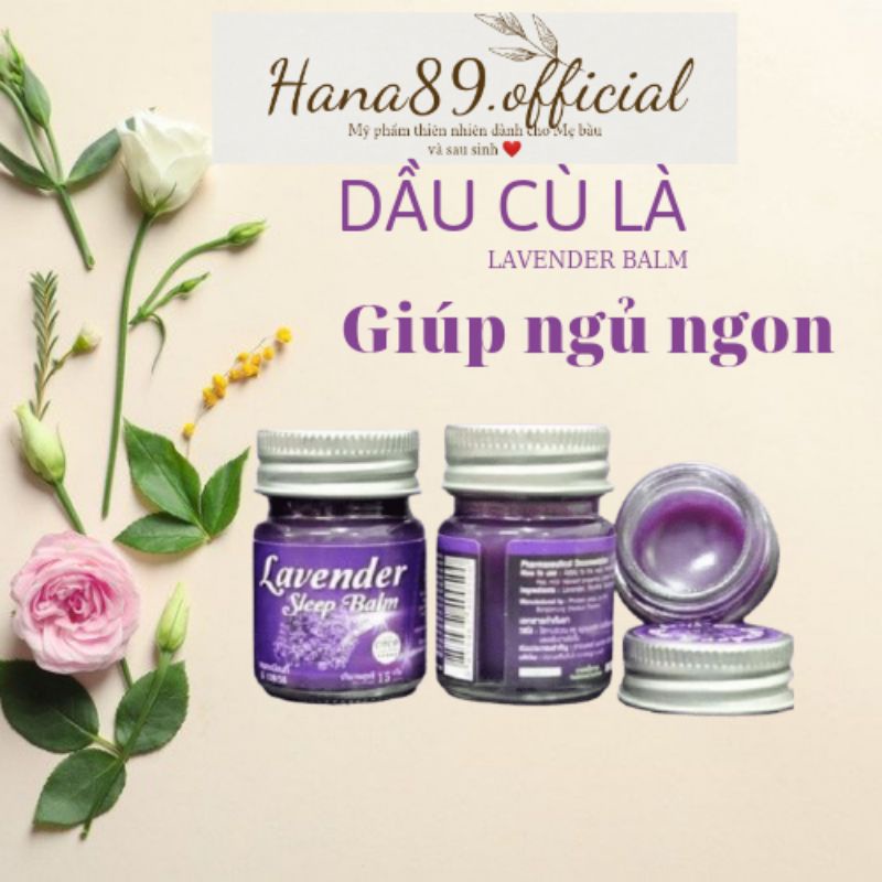 Dầu Cù Là Giúp Ngủ Ngon Lavender Sleep Balm