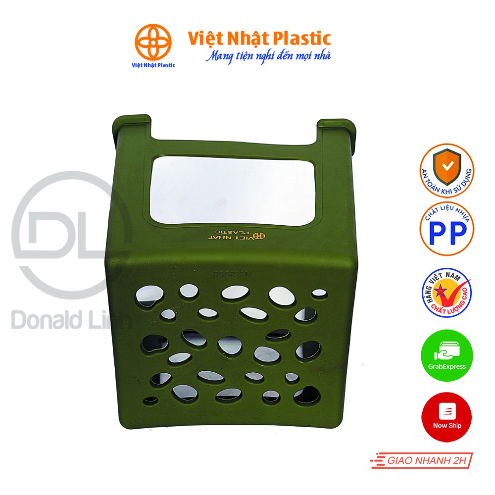 Ghế đẩu trung trà chanh Việt Nhật Plastic 2055-1