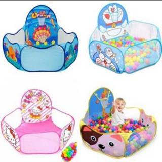 Lều bóng + 100 trái bóng cho bé