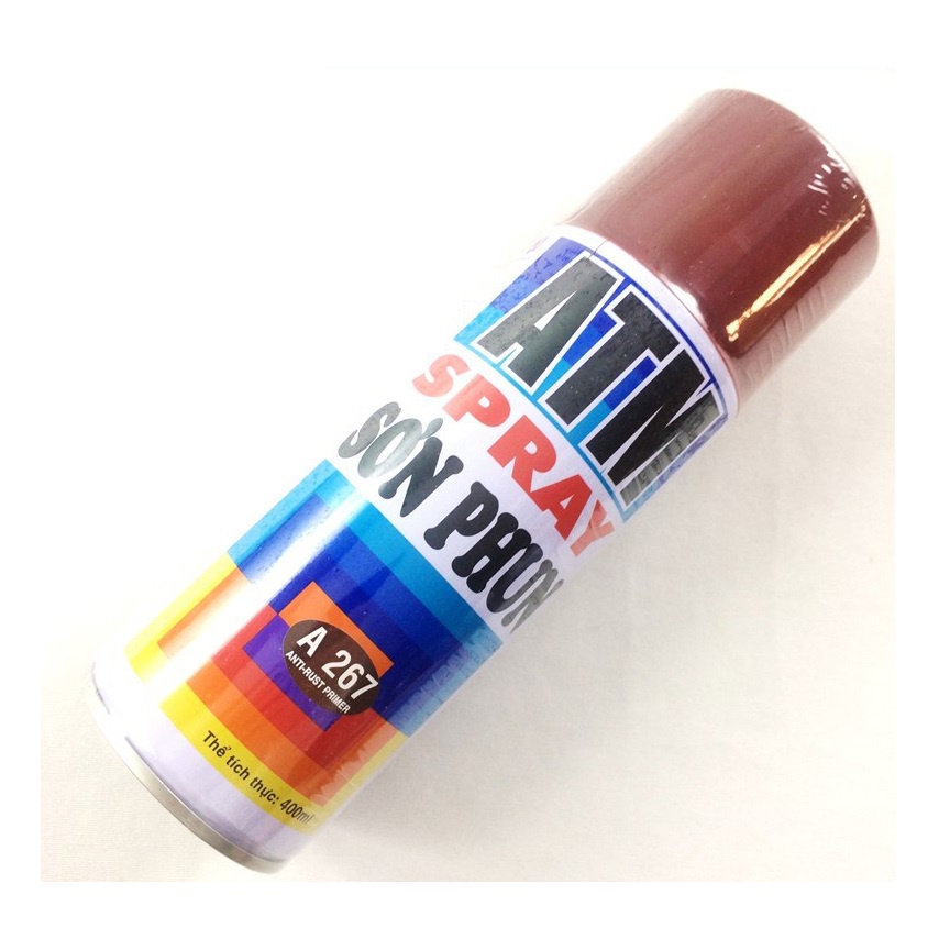 SƠN XỊT CHÓNG SÉT MÀU XÁM A266 - MÀU ĐỎ A267 NHANH  KHÔ BỀN MÀU CHỐNG SÉT TỐT