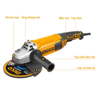 AG200018 MÁY MÀI GÓC 180MM INGCO 2000W