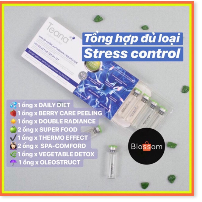 [Mã giảm giá mỹ phẩm chính hãng] Serum huyết thanh tổng hợp đủ loại TEANA NEUROACTIVE dòng Stress control