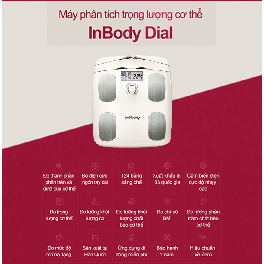 Máy Phân Tích Thành Phần Cơ Thể InBody Dial