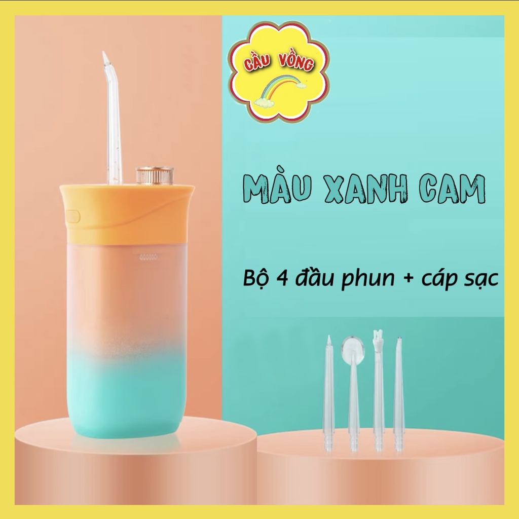 Máy Tăm Nước Cầm Tay Oral - Công nghệ mới nhất - Tăm nước cao cấp vệ sinh răng miệng siêu sạch