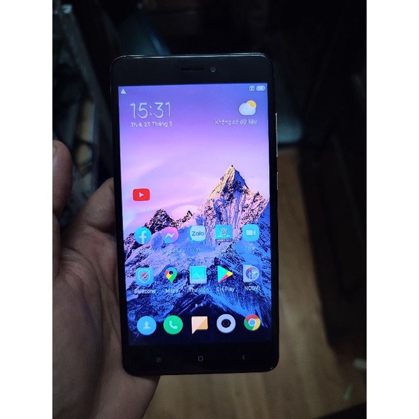 Điện thoại Xiaomi Redmi Note 4, ram 3g, bộ nhớ 32g, 2sim 4g, vân tay 1 chạm nhạy