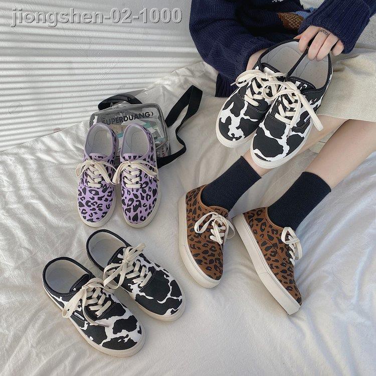 卍Giày thể thao đế bằng in họa tiết da báo thời trang năng động | BigBuy360 - bigbuy360.vn