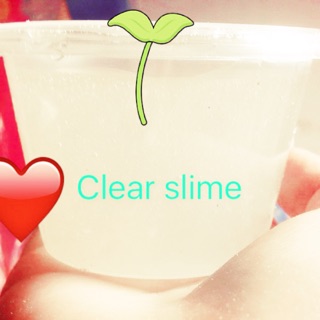 slime trong / clear slime