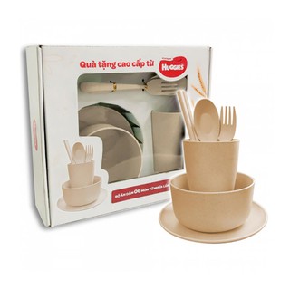 Bộ ăn dặm Lúa mạch quà tặng huggies (giao màu ngẫu nhiên)