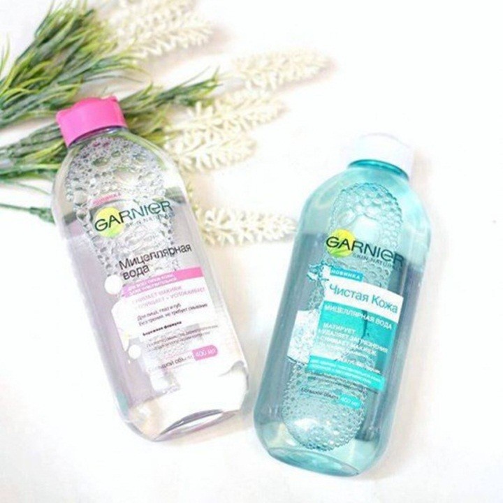 Nước tẩy trang Garnier Micellar Cleansing Water 400ml bản Nga