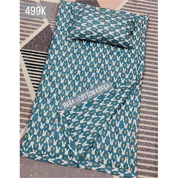 [ TẶNG GỐI ] CHĂN MỀN COTTON HÀN QUỐC CHO BÉ