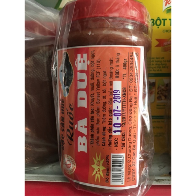 Mắm ruốc Bà Duệ 400g