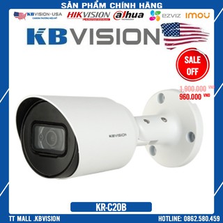 . Camera 4in1 hồng ngoại chống lóa 2MP Kbvision KR-C20B nhập khẩu Korea chống nước chống nhiễu .