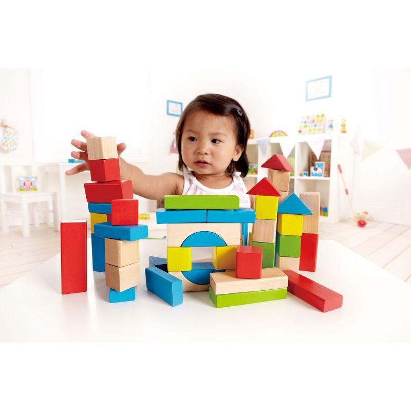 đồ chơi gỗ Lắp ghép trí tuệ giáo dục Montessori 70 chi tiết gỗ