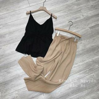 Set áo dây hở lưng