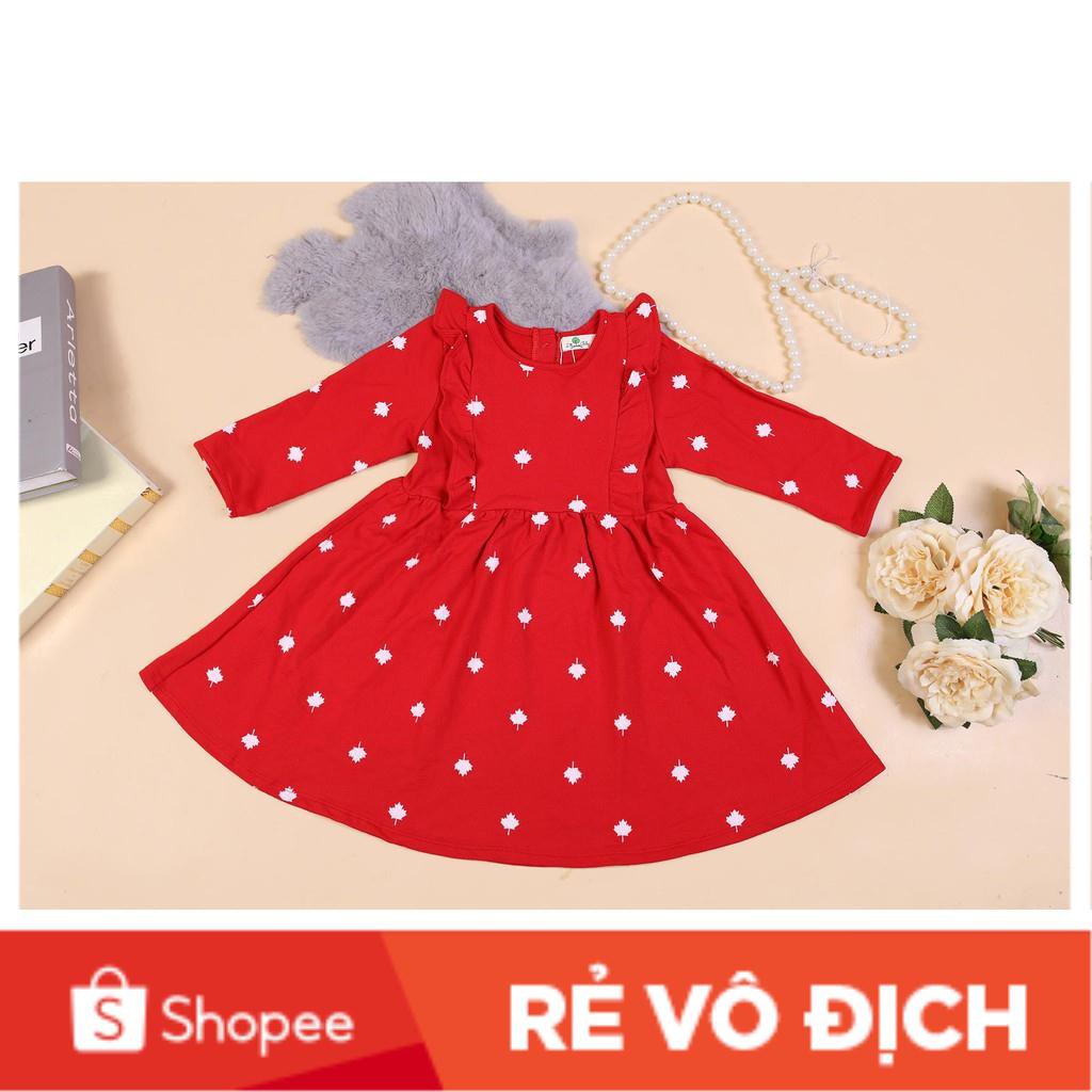 Váy nỉ da cá hoa văn bé gái size 1-5T, cho bạn từ 9-18kg. Chất nỉ da cá dày dặn, bền đẹp. Dễ mặc, dễ phối đồ