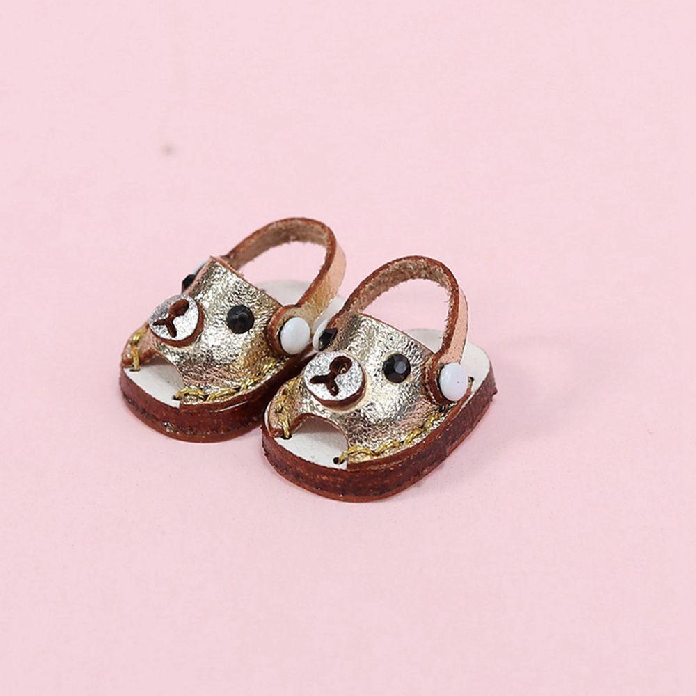 Giày Búp Bê Da Bò 1 / 12BJD Tỉ Lệ 1 / 11 OB11