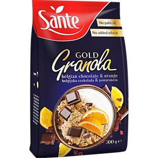 Ngũ Cốc dinh dưỡng Sante Granola Gold (Socola Bỉ và Cam ) 300g