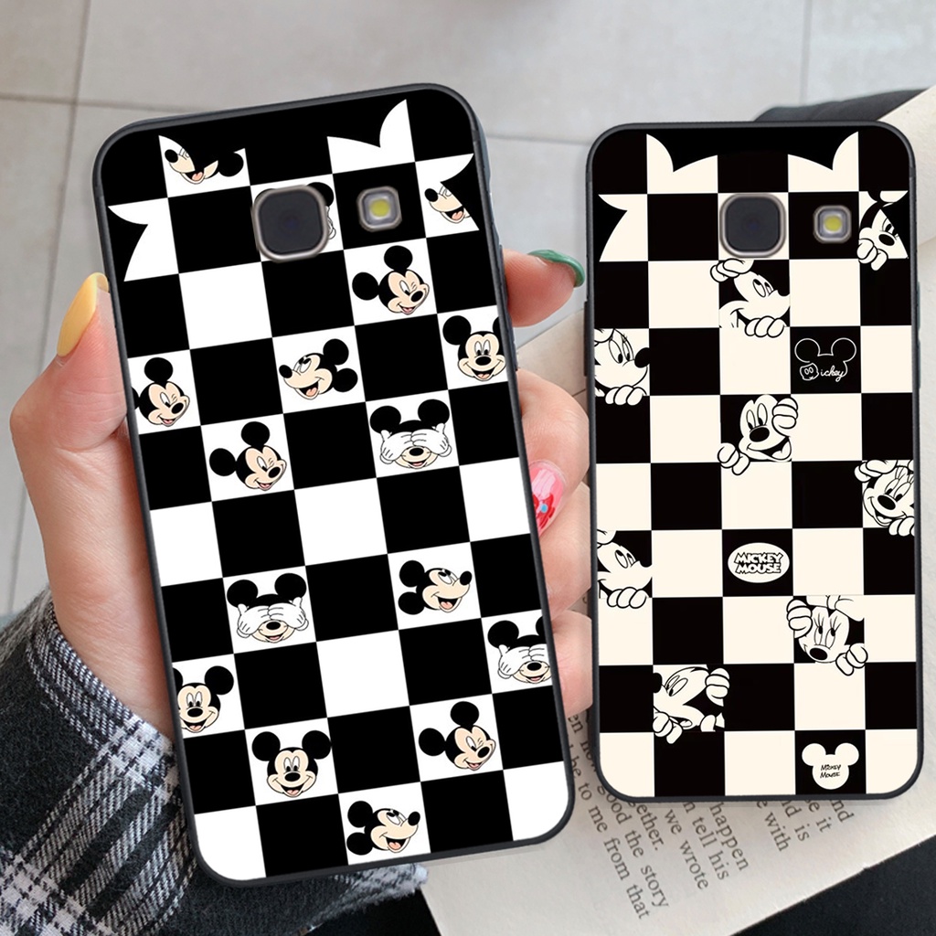 Ốp lưng Samsung A3 2017 / A5 2017 / A7 2017 trái tim họa tiết caro, mikey họa tiết beabrick kaws cute