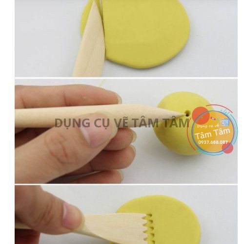 -Bộ Nạo tượng nhỏ , Nao đất sét, dụng cụ nặn đất sét-