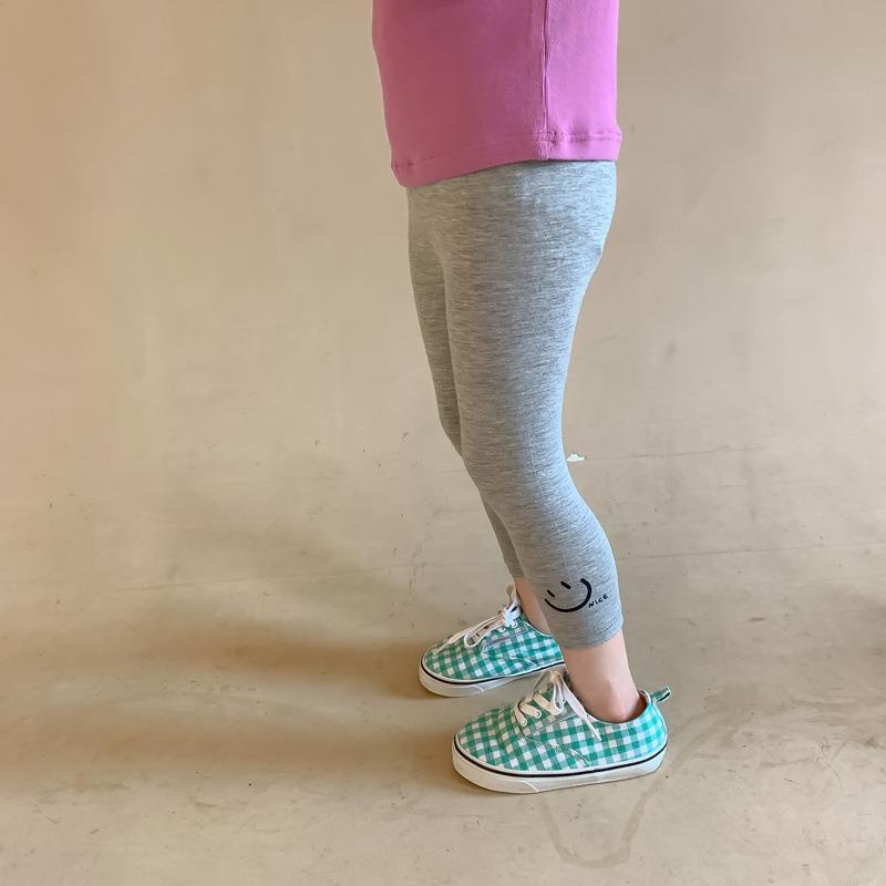 Quần Legging Mỏng Co Giãn Thời Trang Mùa Hè Dành Cho Bé Gái