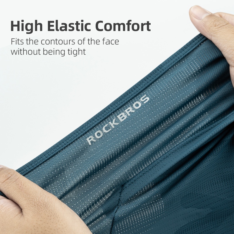 Rockbros Khẩu Trang Chống Nắng Bằng Lụa Mát Thoáng Khí Bảo Vệ Toàn Diện Khi Đi Xe Máy Sự Bảo