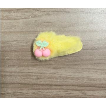 Kẹp Tóc Lông Nhung Đính Hình Dễ Thương Phong Cách Hàn Quốc Giá Rẻ