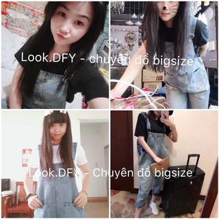 ( Yếm jeans dáng thụng Order- bigsize