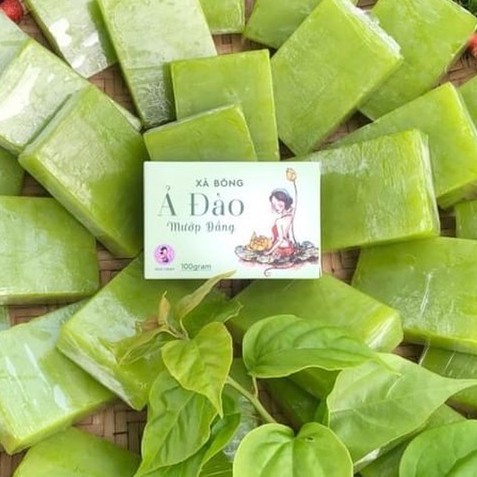 [Mẫu Mới] Xà Bông Nghệ Mật Ong- Xà Bông Mướp Đắng Mộc Nhan Natural Soap Ả Đào Thảo Dược Handmade (Tặng Túi Tạo Bọt)