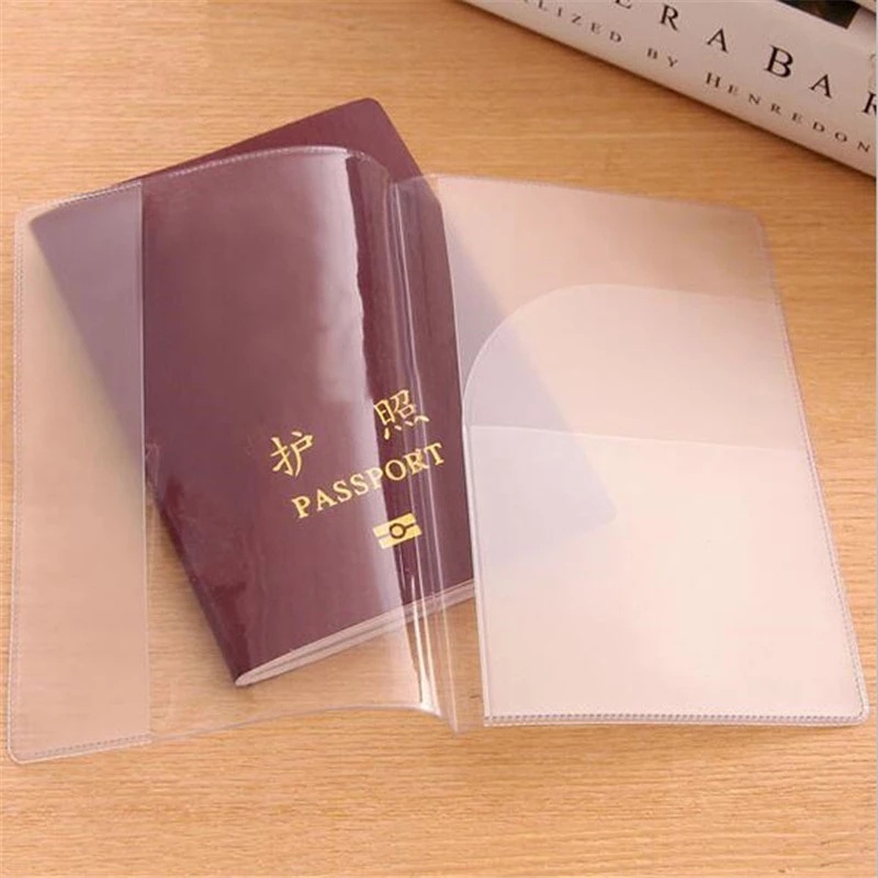 Túi Đựng Hộ Chiếu/Thẻ ID/Thẻ ID Bằng PVC Trong Suốt Chống Nước Chống Bụi